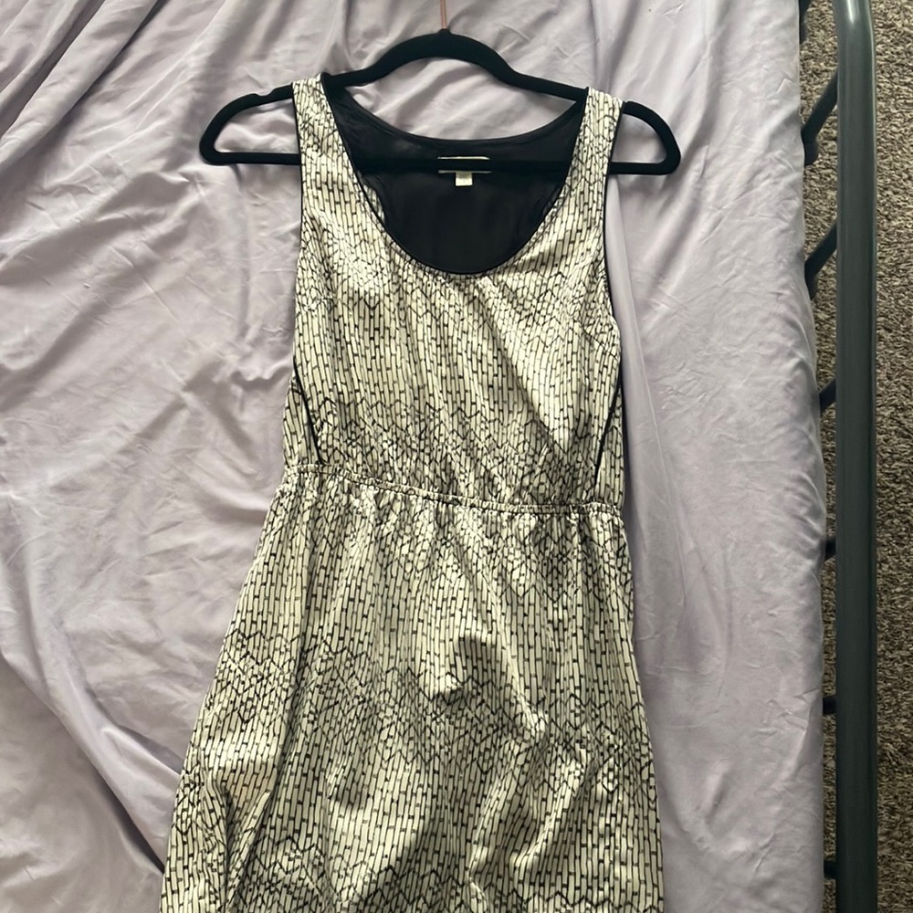 Silence + Noise Black & Cream Dress